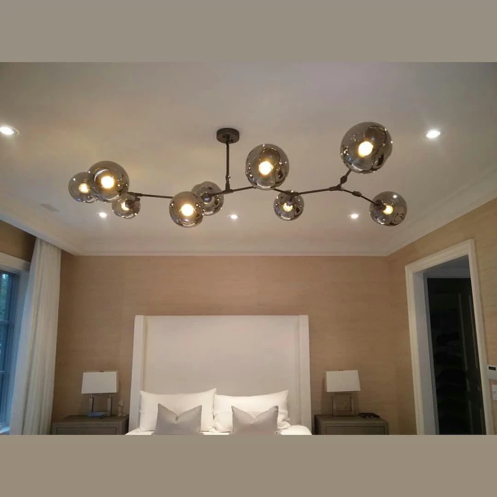 Residential ceiling light installed by Electric Matter